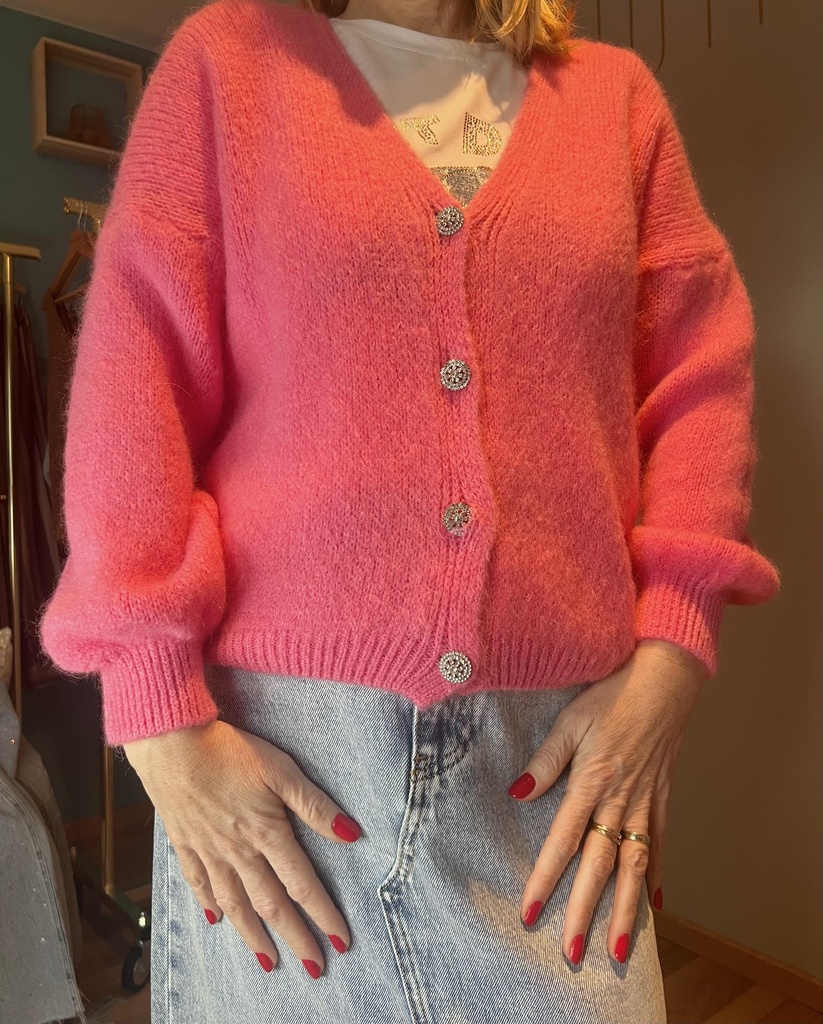 Gilet "Pink Glam"