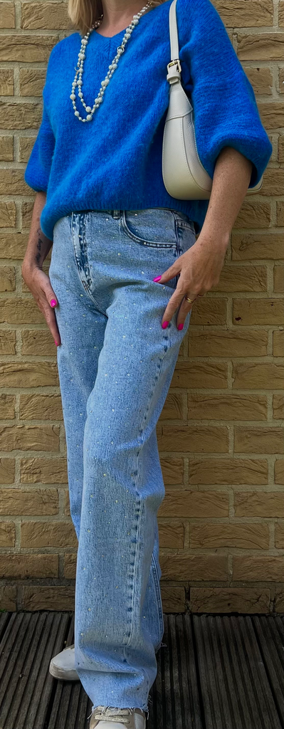 Jeans paillette Miss Bonbon