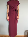 Robe longue "Grenat"