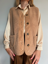 Gilet sans manche "Nube" - Brun clair