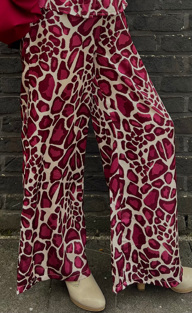 Pantalon Léo bordeaux