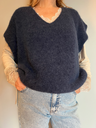 Pull 'le bleu sans manche' 