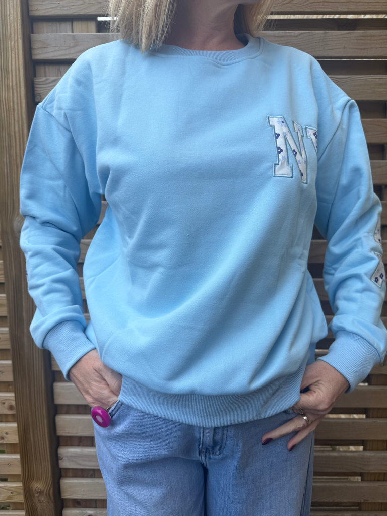 Sweat bleu"New York"