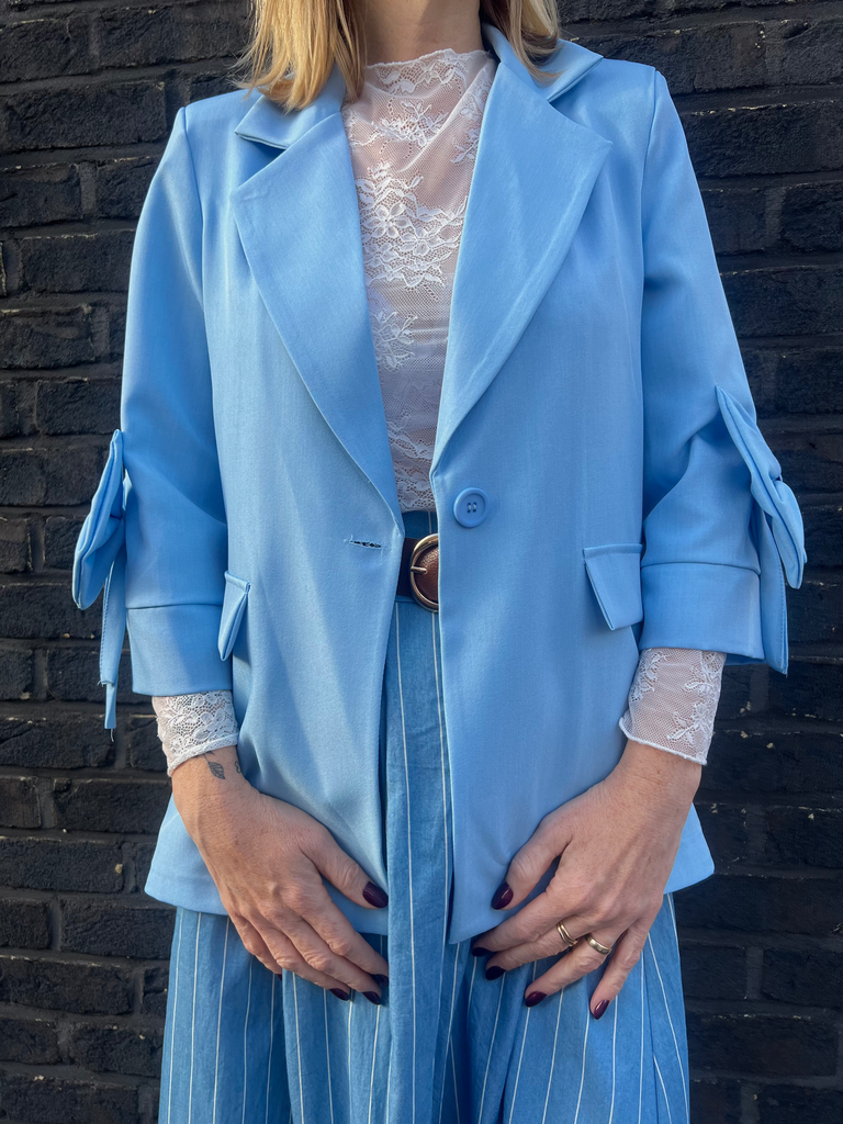 Blazer bleu "Twist"