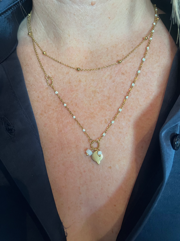 collier double "Perla"