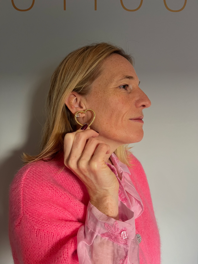 Boucle d'oreille "Coeur"