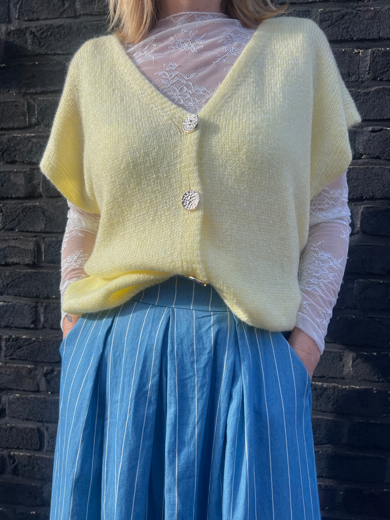 Gilet "Le sans manche jaune" Terra