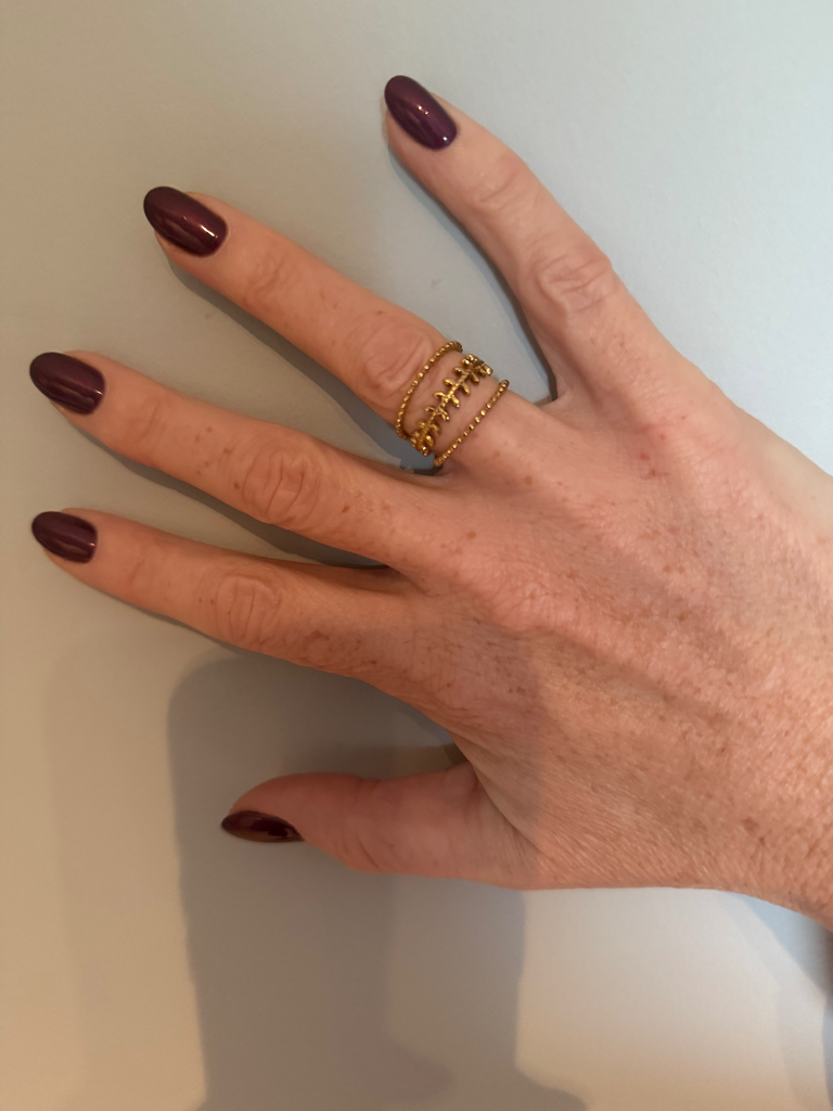Bague "triplette"