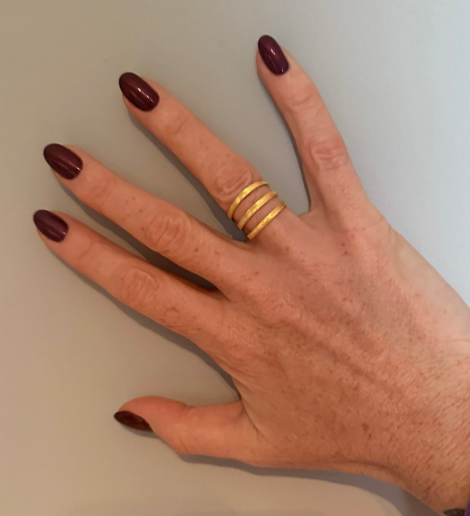 Bague réglable "trio"