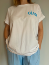 T-Shirt "Ciao" bleu