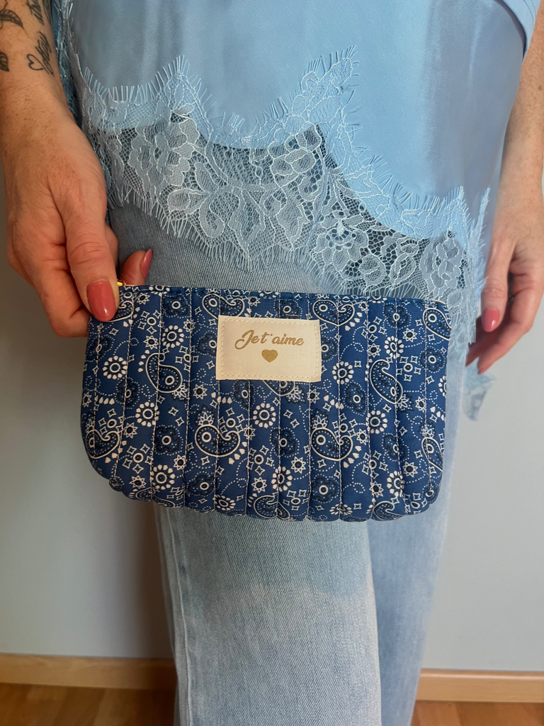 Pochette bleue "Je t'aime"