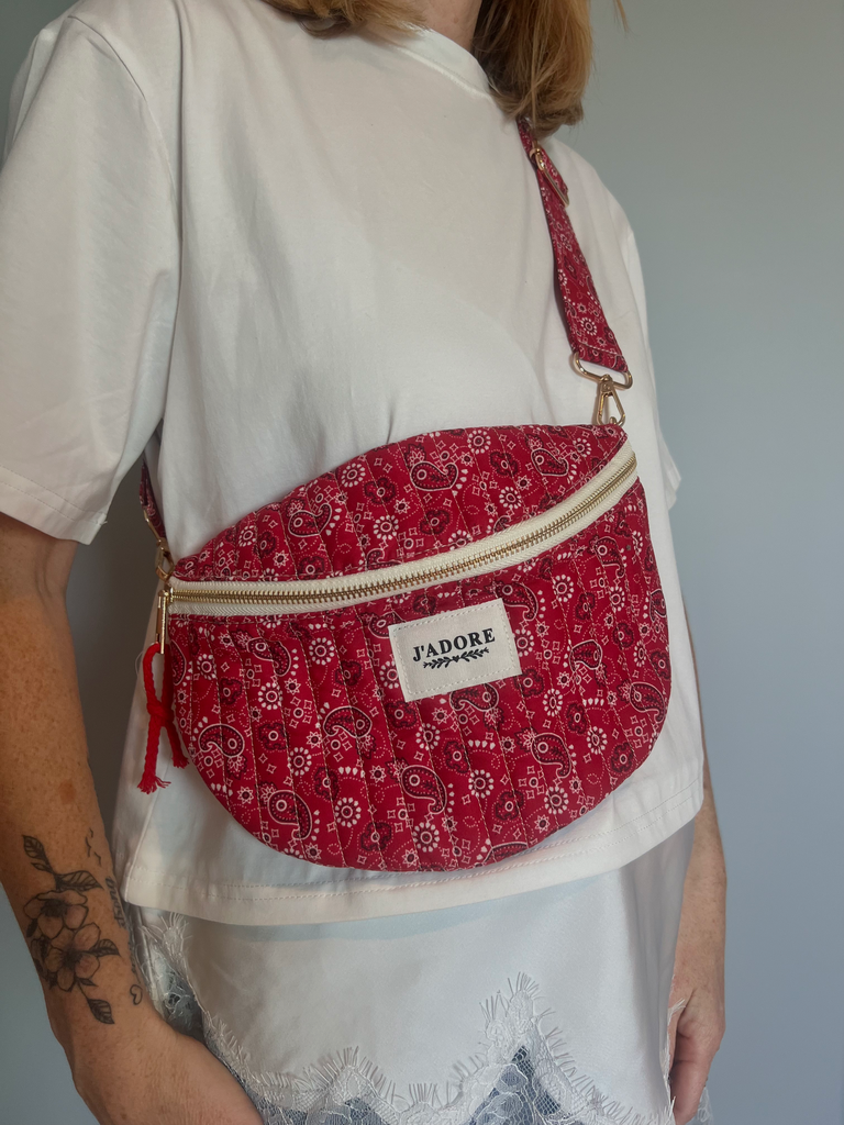 Sac banane "Le Bandana rouge"