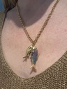 Collier chaine poissons