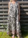 Robe longue bain de soleil  "Soléa kaki"