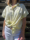 Chemisier "Brise coton" jaune