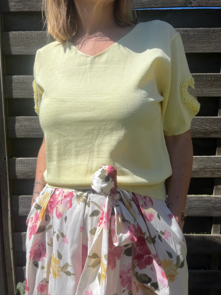 Pull "Coeur citron"