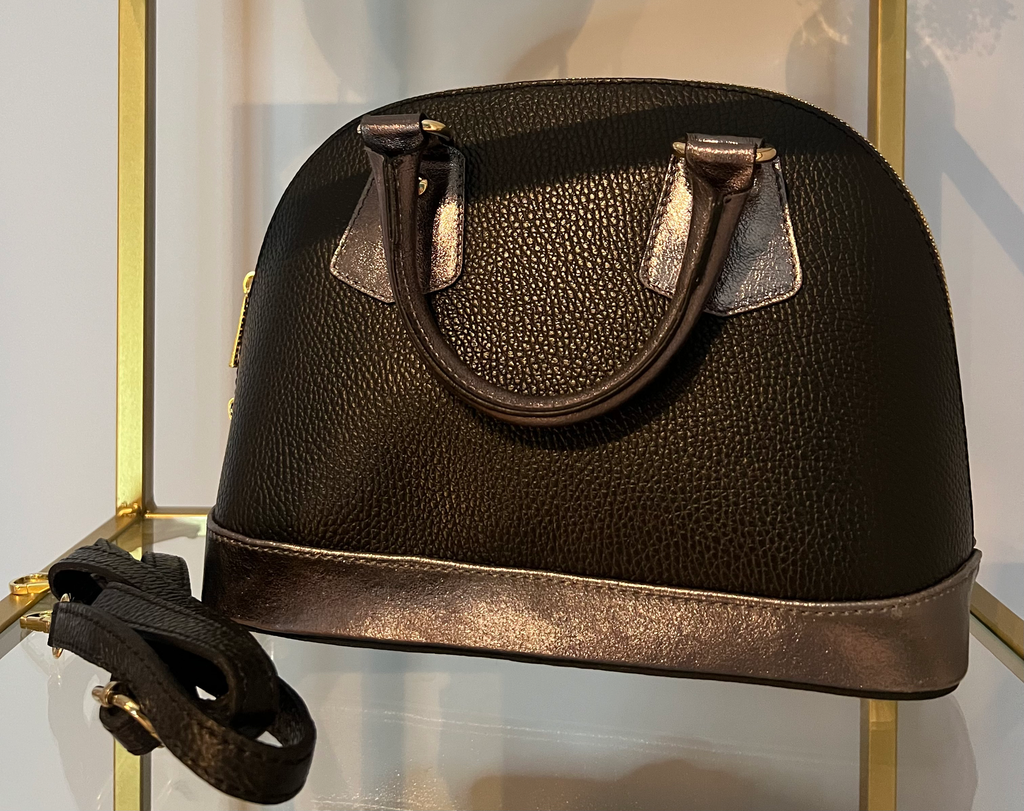 Sac cuir noir Miss-Terre