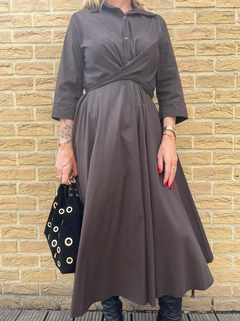 Robe "Elegance Chocolat"