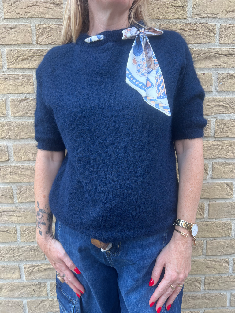 Pull "Alba" bleu