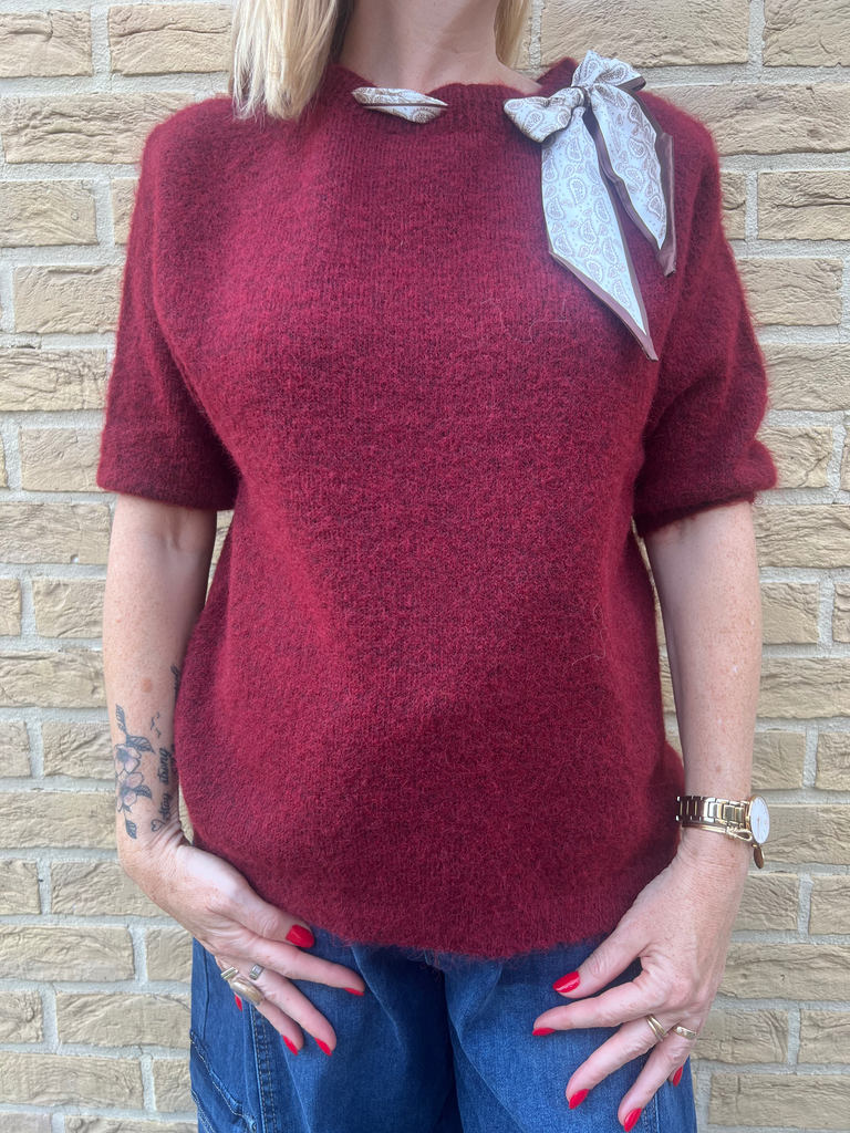 Pull "Alba" rouge