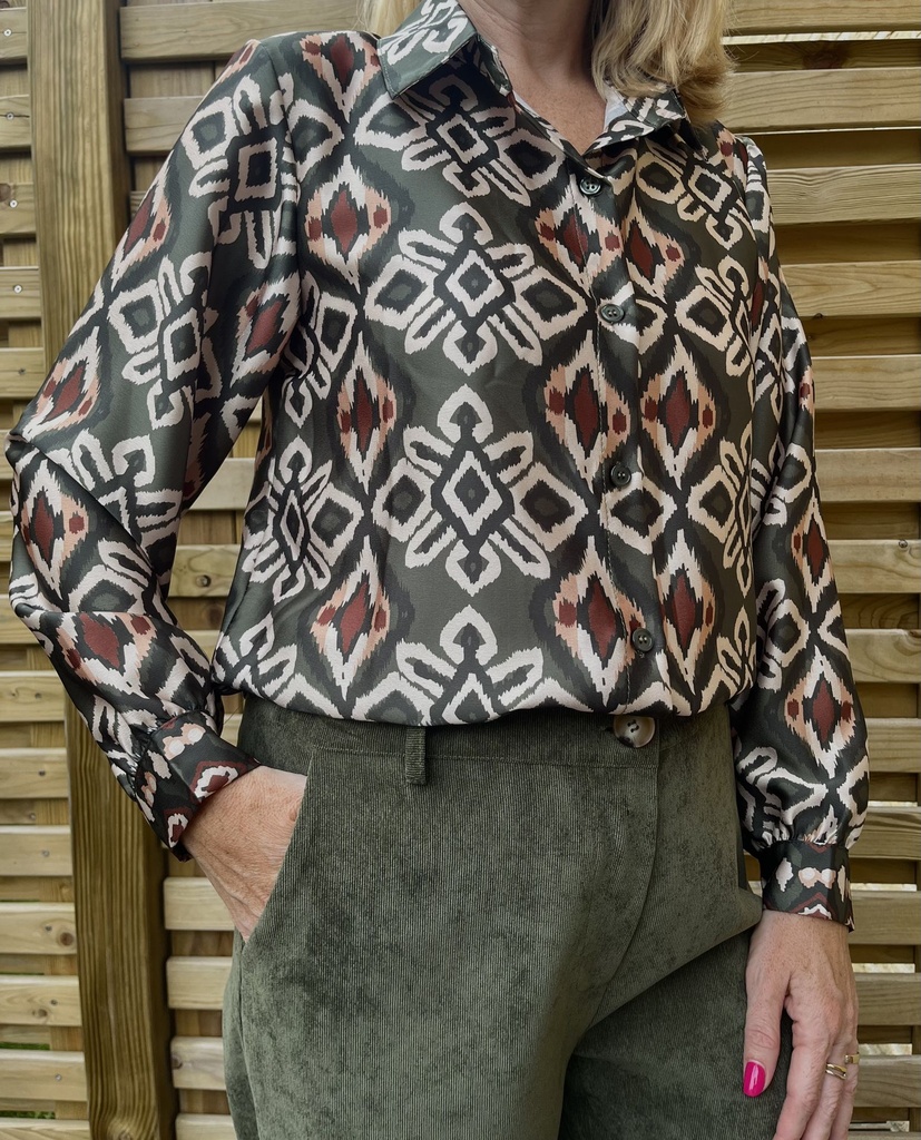 Chemisier "Taki" Terra di Siena