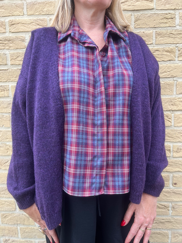 Gilet "Cozy" mauve