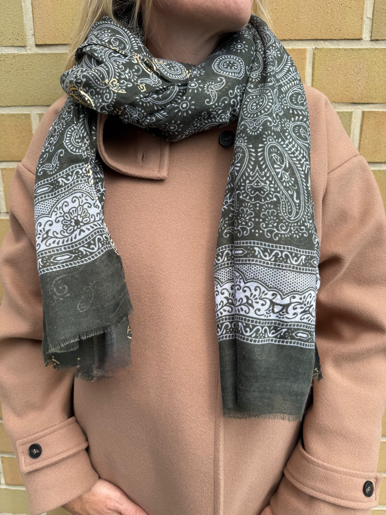 Foulard "Bandana kaki"