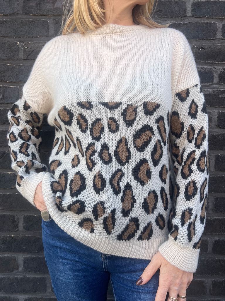 Pull beige Léo Terra di Siena