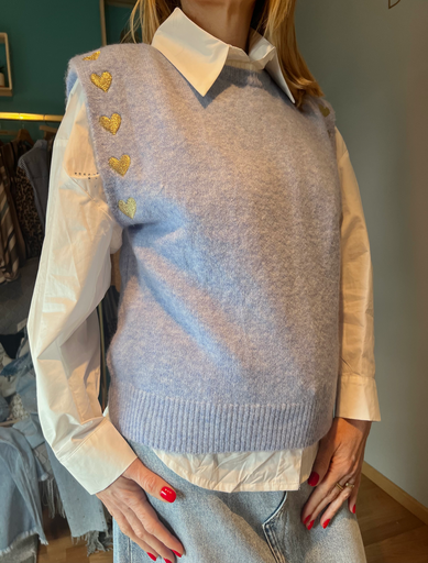 Pull sans manches "Heart Touch"