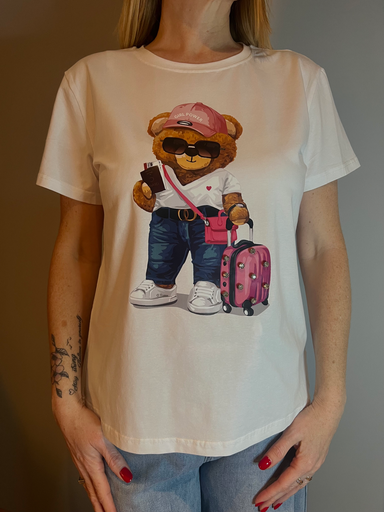 T-Shirt "Teddy Holiday" Terra di Siena