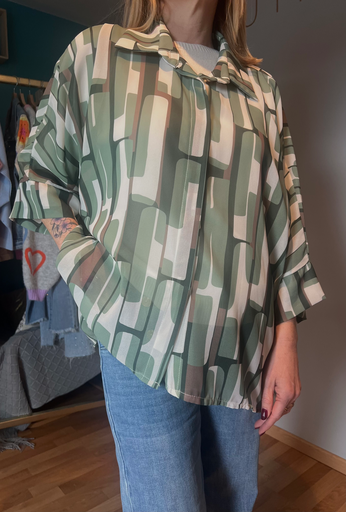  Chemisier vert Taille XL et plus