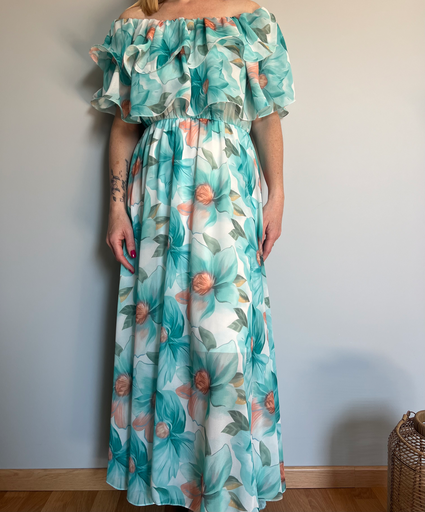 New - Robe longue 'Bloomy'