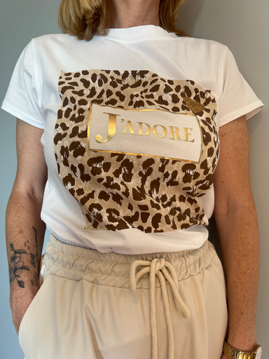 NEW - T-Shirt " J'adore"