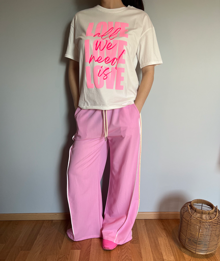 NEW - Pantalon rose "Loops"