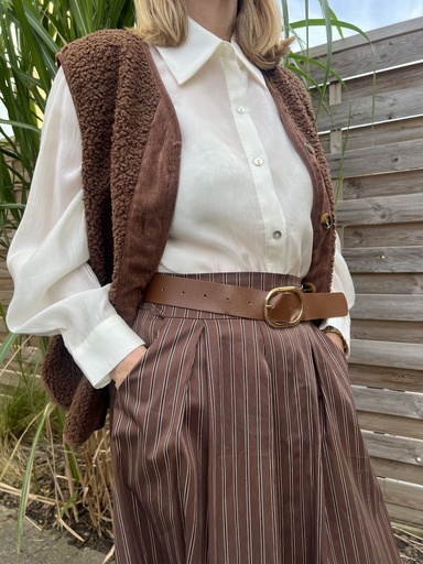 Chemisier boutons arrières