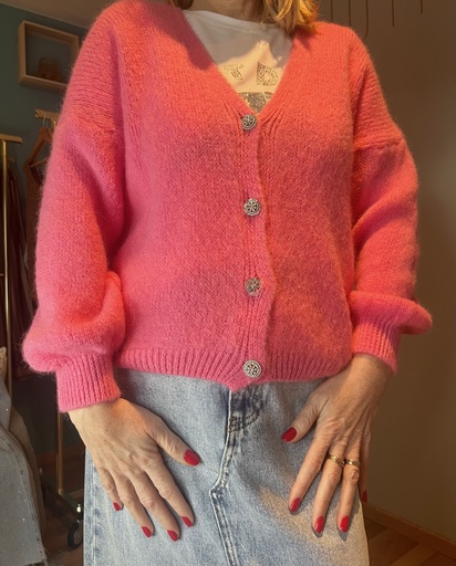 Gilet "Pink Glam"