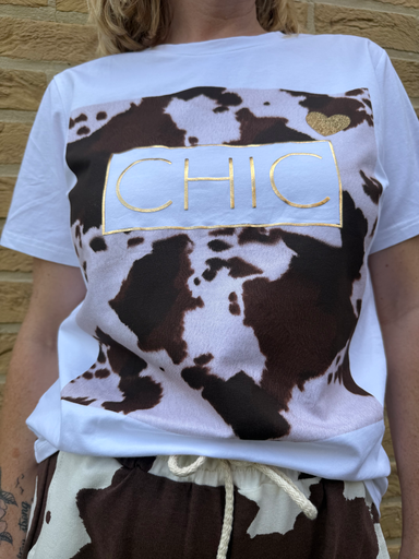 T-shirt "Brown Chic"