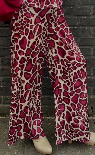 Pantalon Léo bordeaux