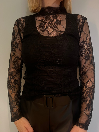 Top dentelle Elegance noir