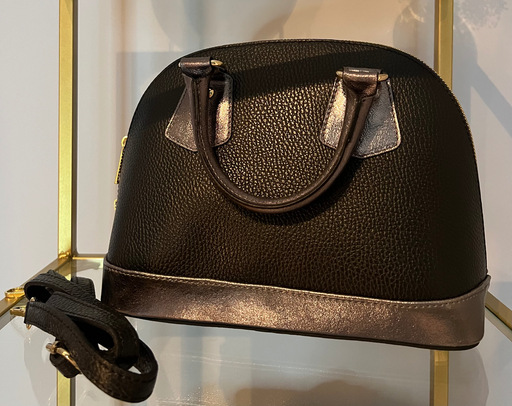 Sac cuir noir Miss-Terre
