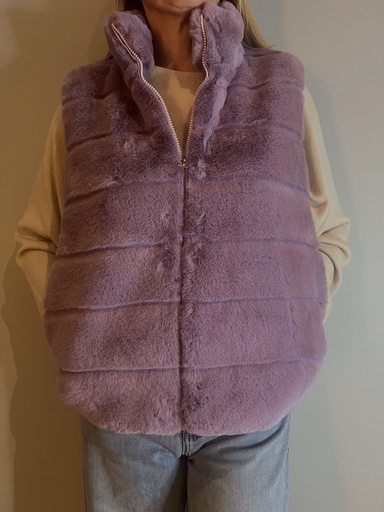 Bodywarmer mauve 